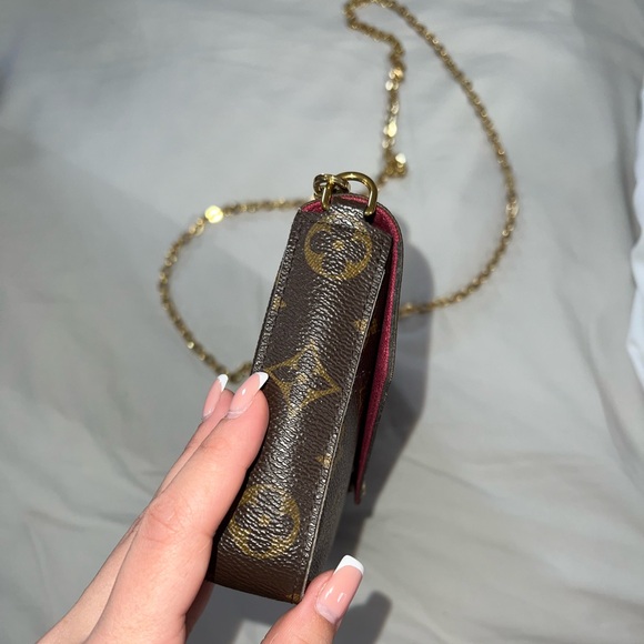 AUTHENTIC Louis Vuitton Felicie Pochette monogram canvas - Picture 10 of 17